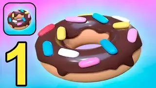Donuts Factory Idle - Gameplay Walkthrough Part 1 Intro,Tutorial ( Android,iOS )
