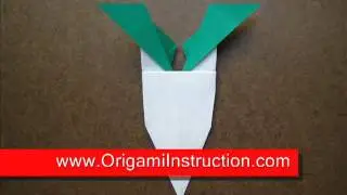 Paper Folding Origami Oriental Radish