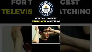 Guinness World record for the longest television watching 😳😱 #shorts #facts