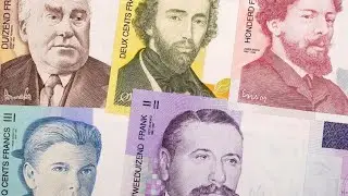 Banknotes, Bills of the Belgian Franc. Notes in circulation when the euro was introduced. Last Issue