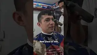 Surprising local Filipino with free haircut 🇵🇭