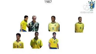 História dos JOGADORES DA SELEÇÃO BRASILEIRA