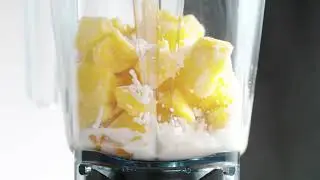 Sorbete de mango y coco con Vitamix