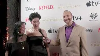 Aiyana Lee @ the HMMA Red Carpet interview by David Finkelstein