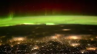 Russischer Kosmonaut filmt Nordlichter &uuml;ber der Erde