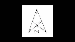 Геометрия 37: Каково значение y? #mrongmathslessons #geometry #whatisthesolution
