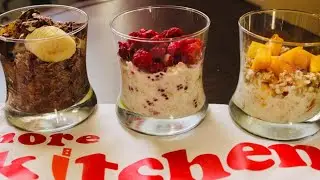 Overnight Oats 3 ways + @madamglamofficial Nails Review | HealthiAn