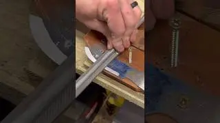 How to hand file you knife perfectly #bushcraftknife #knife #bevelcutting