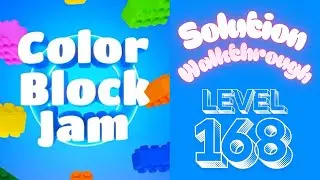 Color Block Jam - Level 168 - Solution Walkthrough!!!
