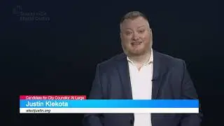 Justin Klekota, Candidate for City Councilor At Large 2025