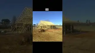 Time-Lapse: Building Trust in Our Barn Installation Project #shorts