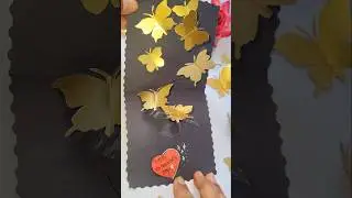 DIY Valentine Card ❤️ | Simple & Beautiful #diy #greetingcard #shorts