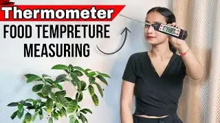 How to use kitchen Thermometer for food measurin l Digital LCD Cooking Food Thermometer for kitchen✨