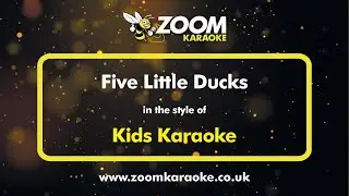 Kids Karaoke   Five Little Ducks   Karaoke Version from Zoom Karaoke