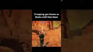 3 tapping gun heroes until they leave as Dooku #shorts #emotional #wade #winton #battlefront2 #grug