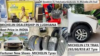Changing Fortuner Tyres | Michelin Ltx Trail | Michelin Ludhiana, Punbjab | Moneysinghofficial