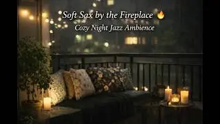 Soft Sax by the Fireplace 🔥 | Cozy Night Relaxing Jazz Ambience