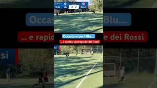 Occasione per i Blu e rapido contropiede dei Rossi #shots #calcetto #calcio