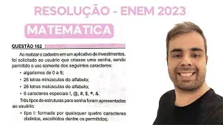 ENEM 2023 - Ao realizar o cadastro de um aplicativo de investimentos, foi solicitado ao usuário que