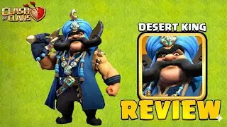 Desert King Skin Review 🔥 | New Barbarian King Skin | Clash of Clans