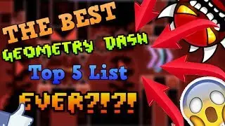 EVERY GEOMETRY DASH TOP 5 LIST EVER (Joke/Parody) (again)