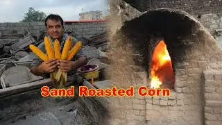 Sand roasted corn step by step | chali rait wala in rawalpindi