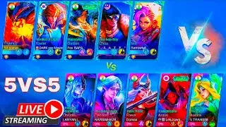 Mobo Legends 5vs5 Rank Push||Sd mixer gamers Is Live #live #mlbb