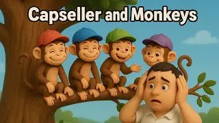 🌳 Capseller and Monkeys 🐒 || Song for kids