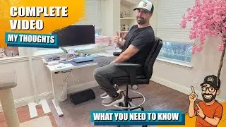 Tall Office Chair Review &ndash; Comfortable PU Leather Drafting Chair
