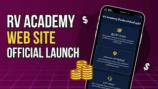 RV Academy Website Launch | Learn Forex & Crypto Trading in Sinhala 🇱🇰