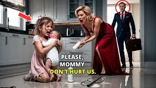 Little Girl Sob And Begging &ldquo; Don't Hurt Us&rdquo;. Suddenly Her Millionaire Father Visit Home And Shout&hellip;