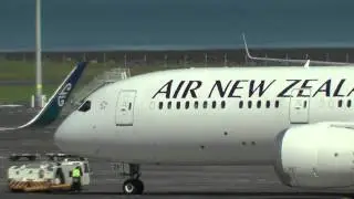 ZK-NZF ANZ 787-9 Taxi and Take off Auckland international