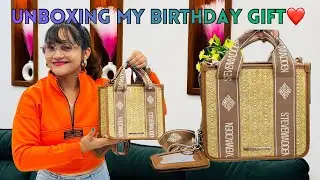 Unboxing my Birthday Gift | Steve Madden Tote Bag #review #unboxing #totebag #stevemiller #haul 