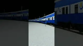 [MasZyna] Double Decker Train #maszyna #train #simulator #br189 #locomotive #driving #doubledecker