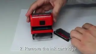 How Change and refill Ink Pad on Trodat Self inking Stamps