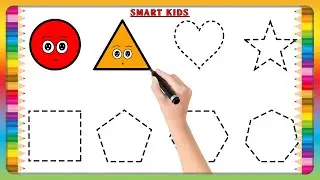 Learn Shapes,Colors,Educational video for Kids | shapes coloring #coloringpagesforkids #shapes