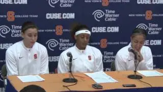 Syracuse Women's Basketball Postgame, 2/23/14