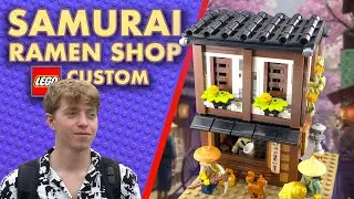 Building the MOST Satisfying LEGO Ramen Shop Ever || Secret gang hideout
