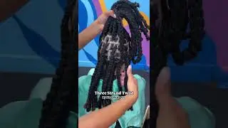 Incredibly Clean Three Strand Twist by NappStar ATL.😍 Book appointment at NappStar.com