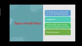 Settlement of Audit Objections|Audit Paras by KnowledgeThirst