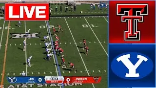 🔴LIVE 🔴Texas Tech vs BYU /Week 15/ NCAAF College Football 26