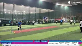 CHARGERS vs CHASERS | LINEOMATIC CHAMPIONS LEAGUE - 2025 (Quarter Final) | Live - Ahmedabad SMASHERS