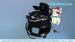 TRADING DEPOT: Aqualisa Thermostatic Microswitch/Rectifier Loom assembly Part no: 168520