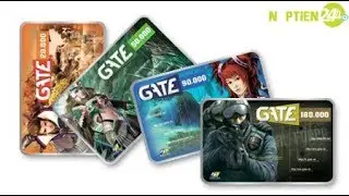 C&aacute;c bước mua thẻ Gate online qua naptien24h.vn