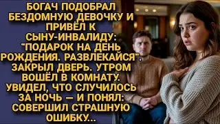 Богач отдал бездомную девочку сыну-инвалиду развлекаться, утром увидел что произошло — и открыл рот.