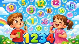 🫧 Bubble Game 🫧 | 1&ndash;20 Counting for Kids | Part 1