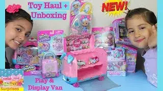 Cutie Cars Play and Display Van Series 3 + Toy Haul New Shopkins