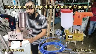 Pu Injection Grouting Machine | Pressure Grouting Machine | 5000Psi | Pu Grouting +919769414599