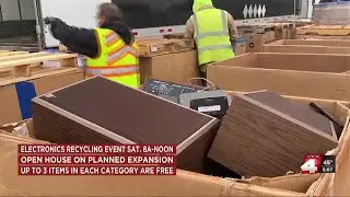 Electronics recycling event hosts open house on planned landfill expansion