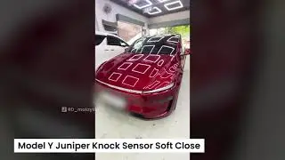Tesla Model Y Juniper с датчиком детонации и доводчиком багажника